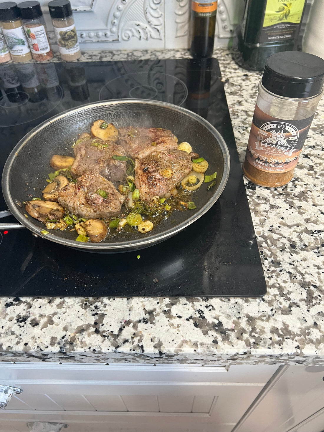Sauteed Lamb Chops with Hi-West Moroccan Spice Blend