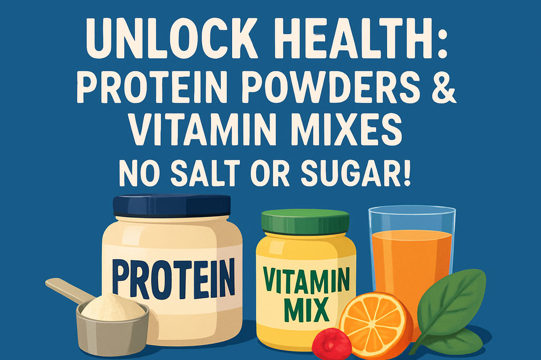 Protein Powders,Vitamin Drink Mixes,No Added Salt,No Added Sugar