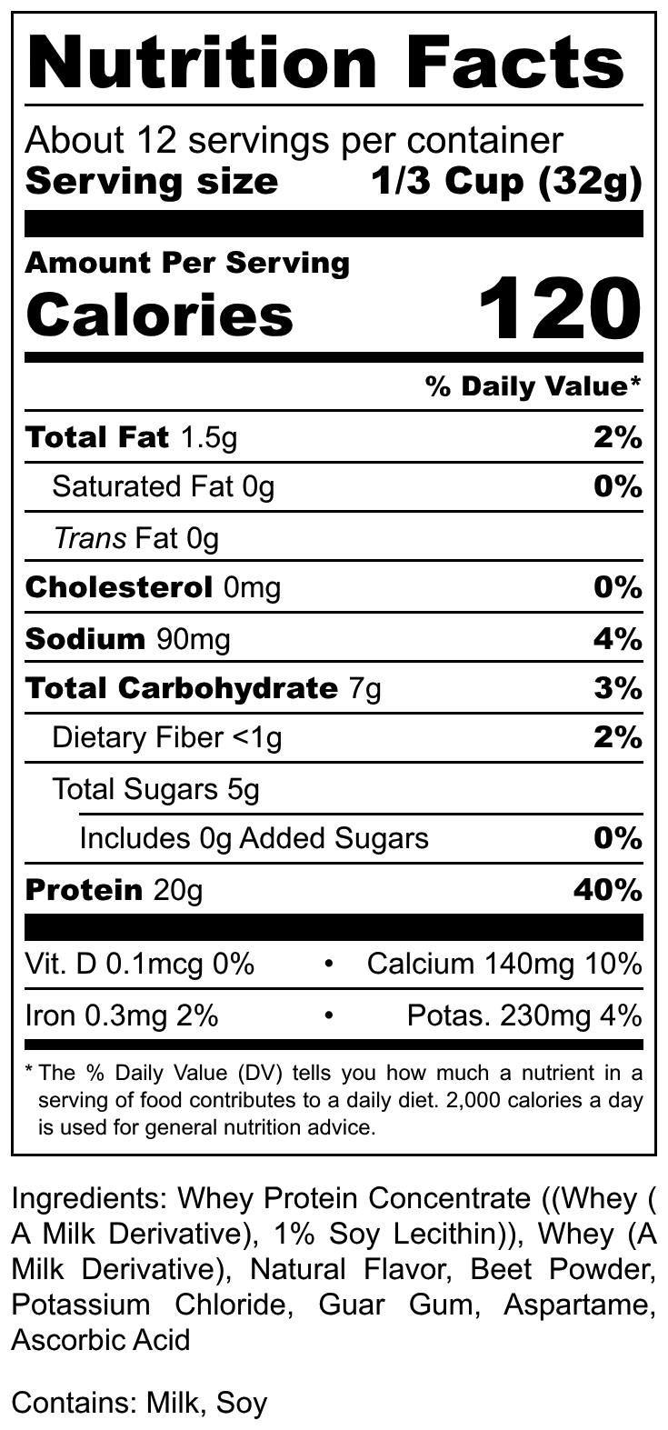 Hi-West Berry Protein Shake