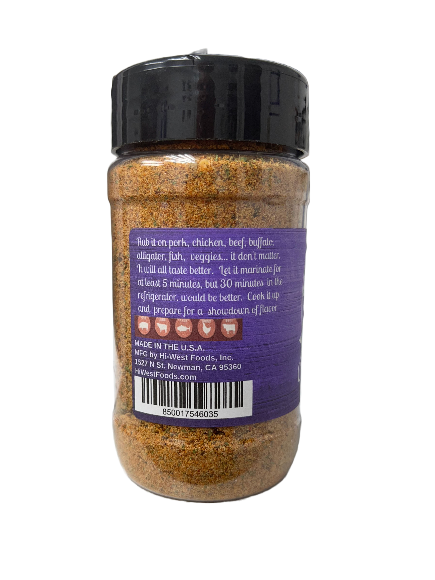 Hi-West Chicago Prime Seasoning 4.5oz NO ADDED SALT