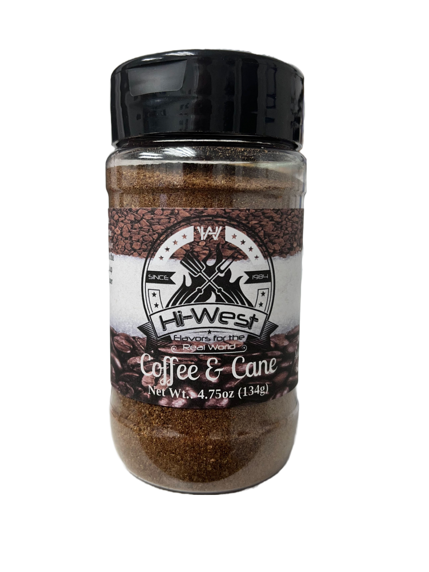 Hi-West Coffee & Cane Seasoning 4.75oz NO ADDED SALT