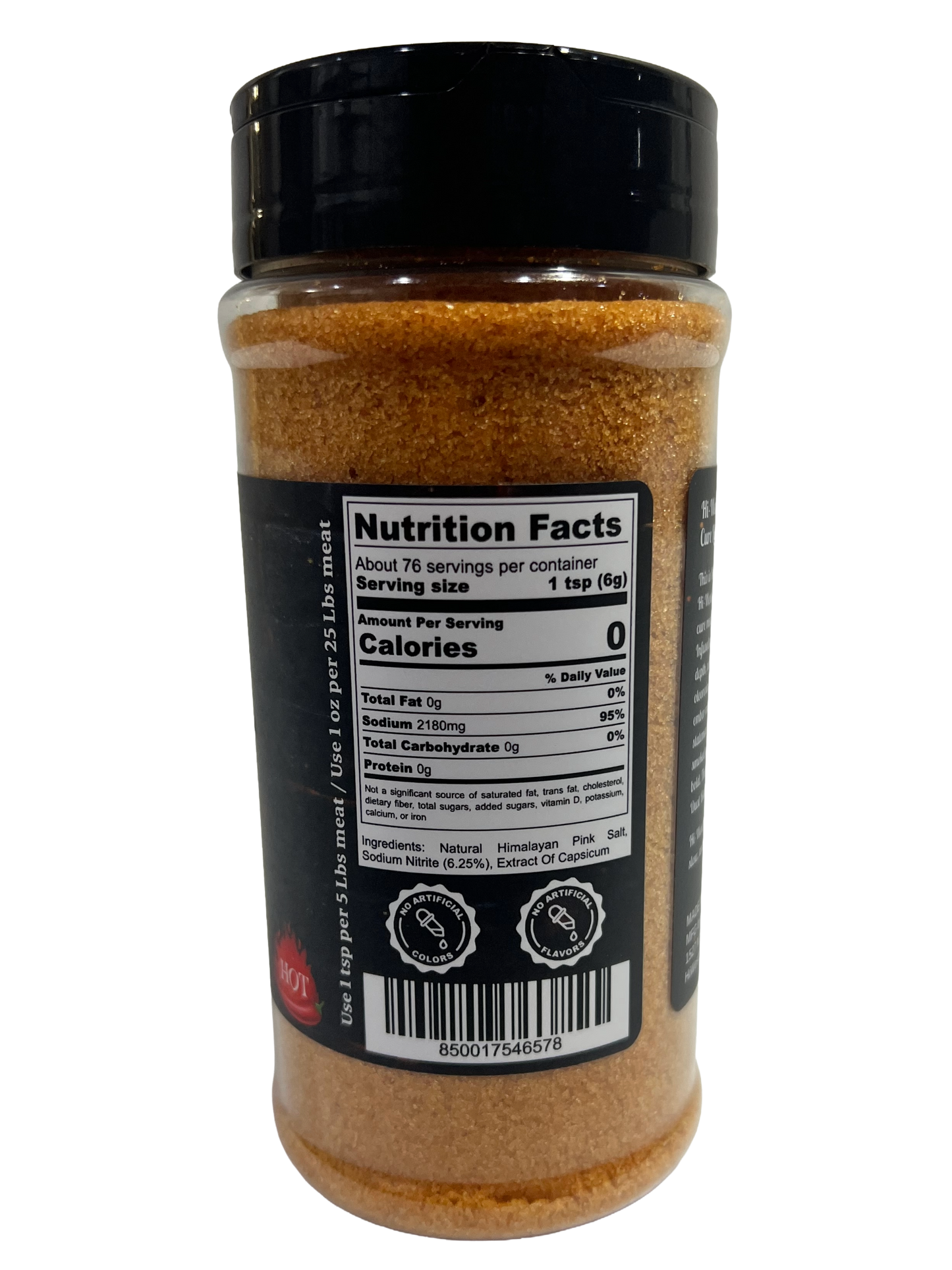 Hi-West Red Dust Black Label Curing Salt 16oz (454g)