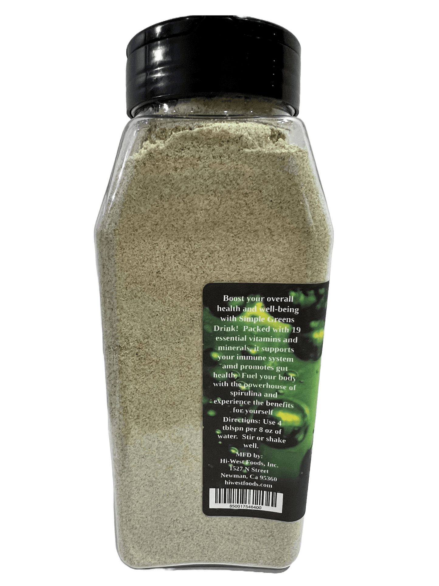 Hi-West Simple Greens Drink 22oz