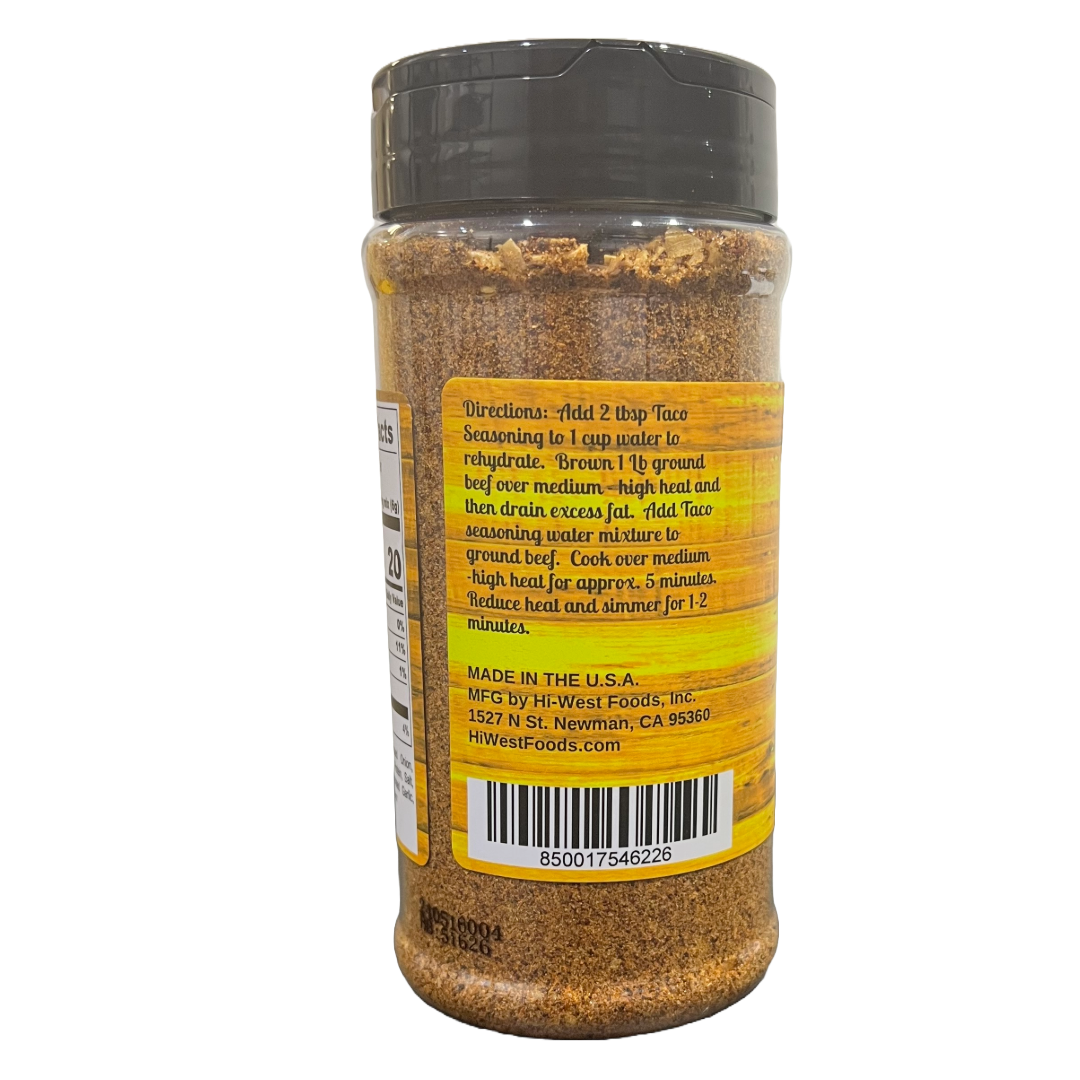 Hi-West Taco Seasoning 10oz