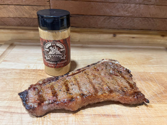 Grilled Steak with Tombstone Mesquite