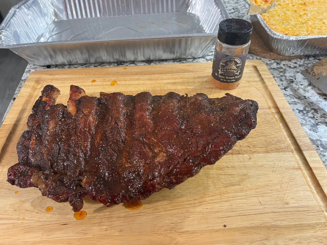 Smoked Beef Back Ribs with St. Louis Brown Sugar Seasoning