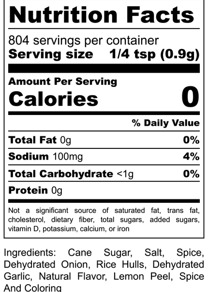 Cali Lemon Pepper Seasoning