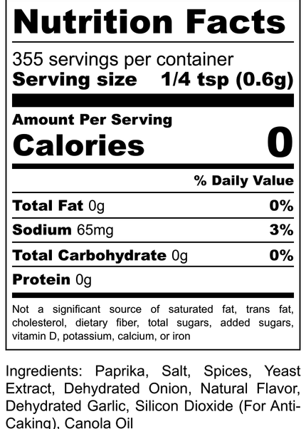 Louisiana Blackened Seasoning