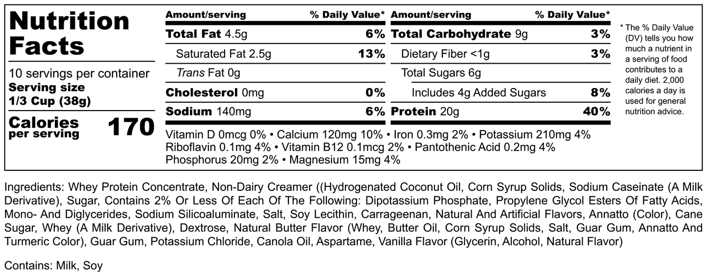 Hi-West Vanilla Protein Smoothy 13.4oz