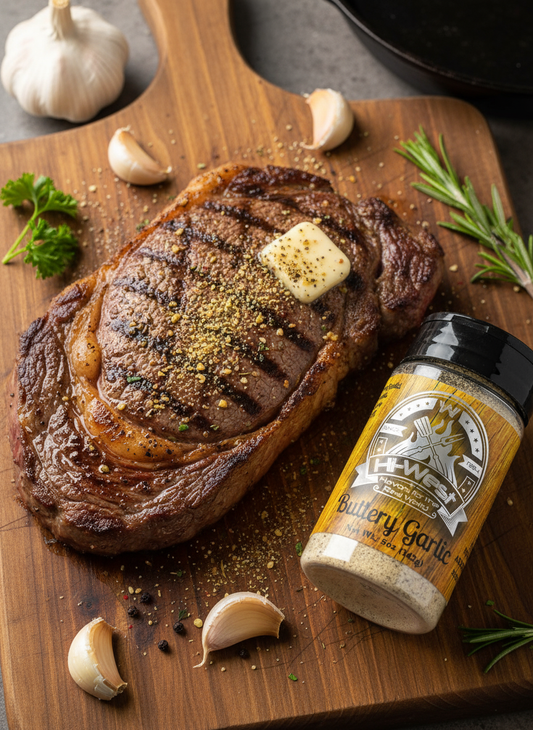 Hi-West Buttery Garlic Seasoning 5oz NO ADDED SALT