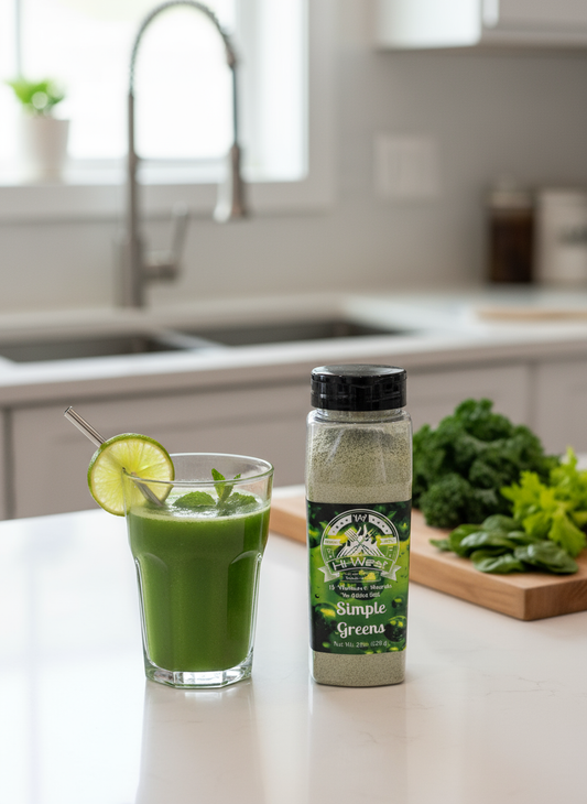 Hi-West Simple Greens Drink 22oz