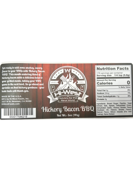 Hickory Bacon BBQ Seasoning